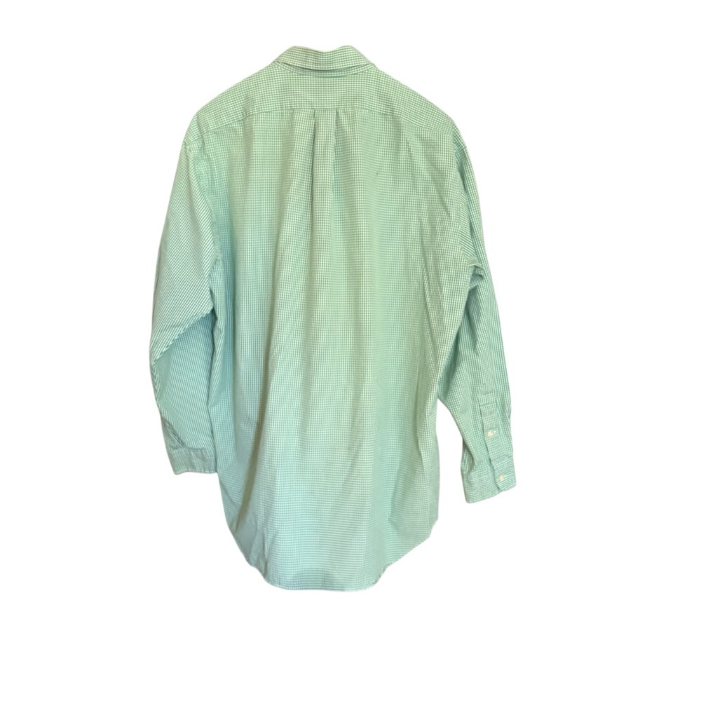 Polo Ralph Lauren Blake, green check long sleeve shirt large - Picture 3 of 9